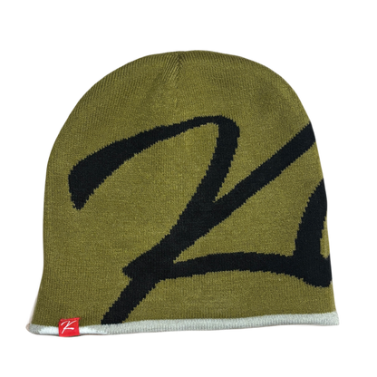 REVERSIBLE BEANIE (GRAY/OLIVE)