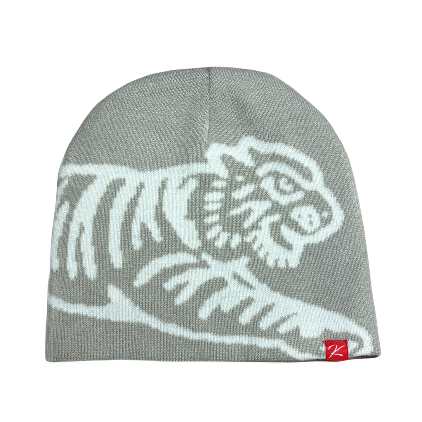 REVERSIBLE BEANIE (GRAY/OLIVE)